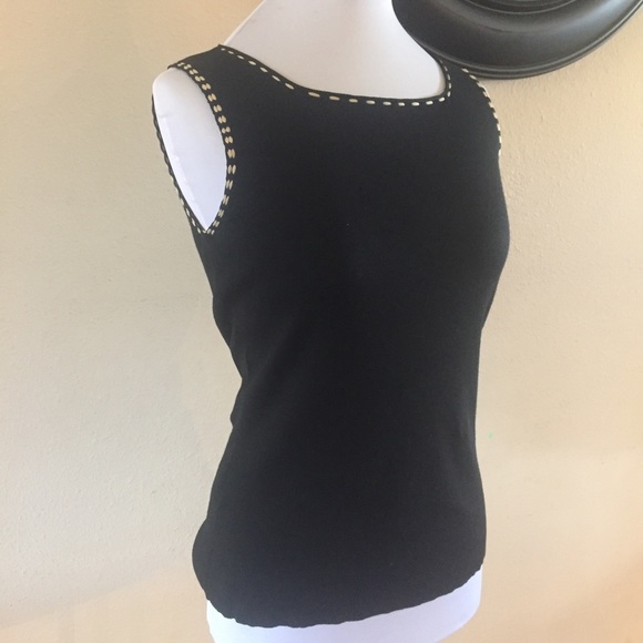 Max Studio silk cashmere blend camisole - Picture 3 of 4