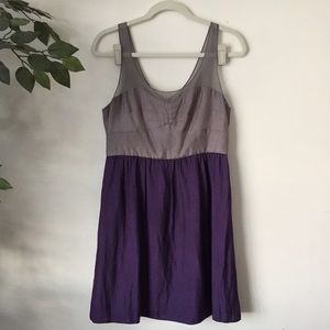 Plum & Gray Party Dress