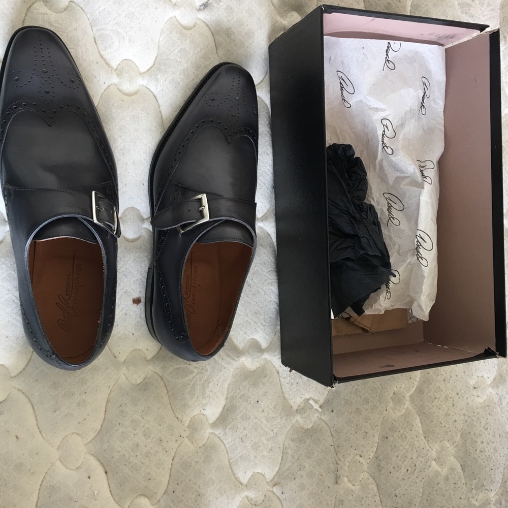 Donald j pliner:ismael hand-painted monk strap