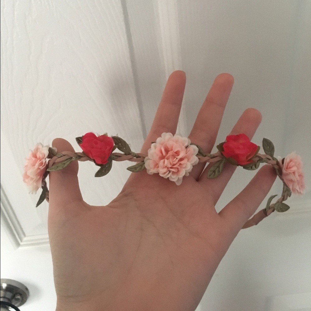 Simple Pink and Red Headband