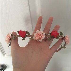 Simple Pink and Red Headband