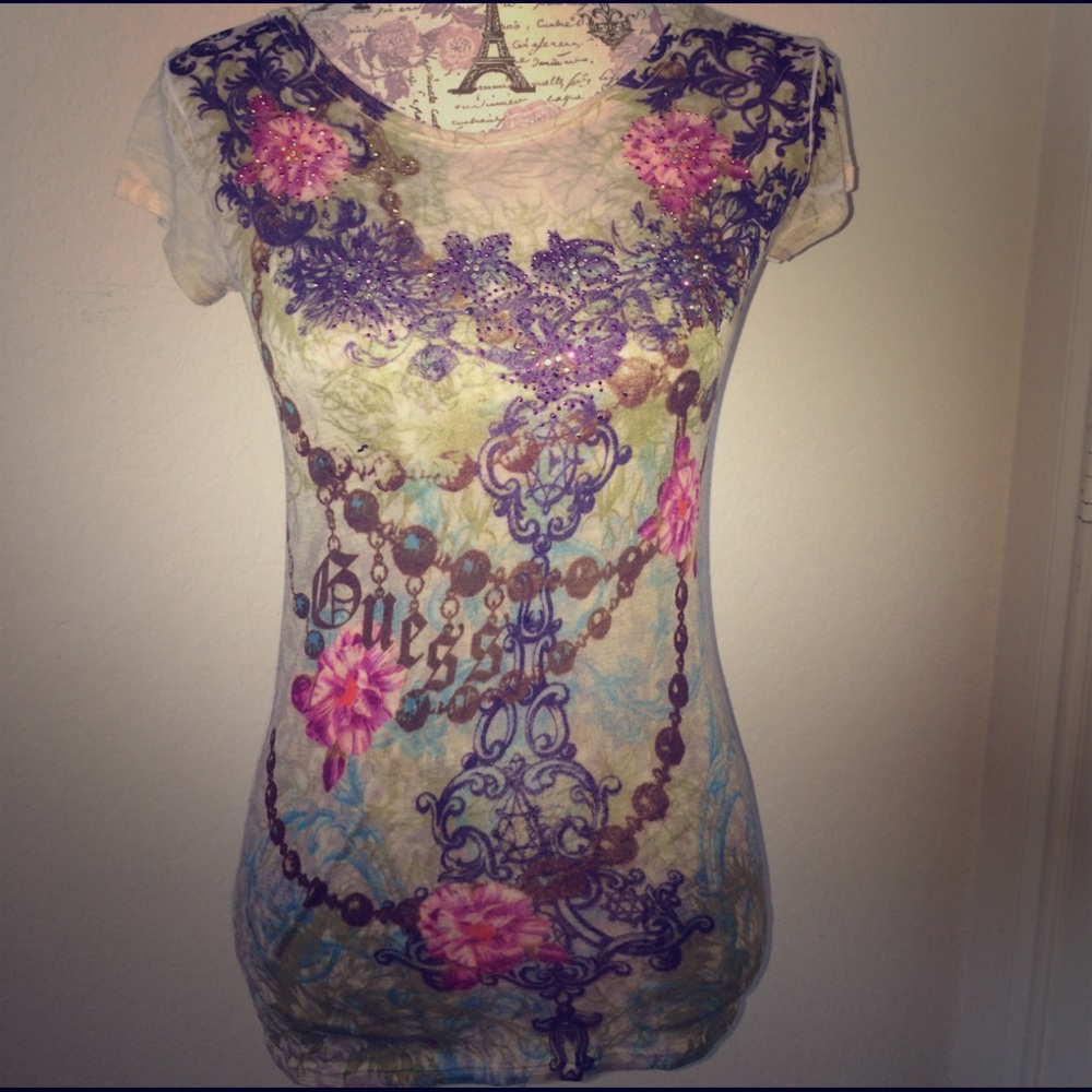 Reduced❗️Guess tattoo top