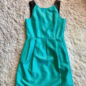 Teal polka dot Kensie dress