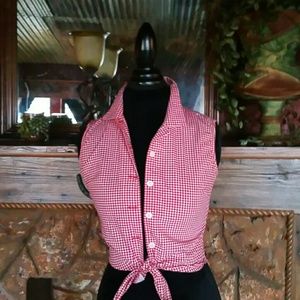 "TRACY EVANS" CROP TOP