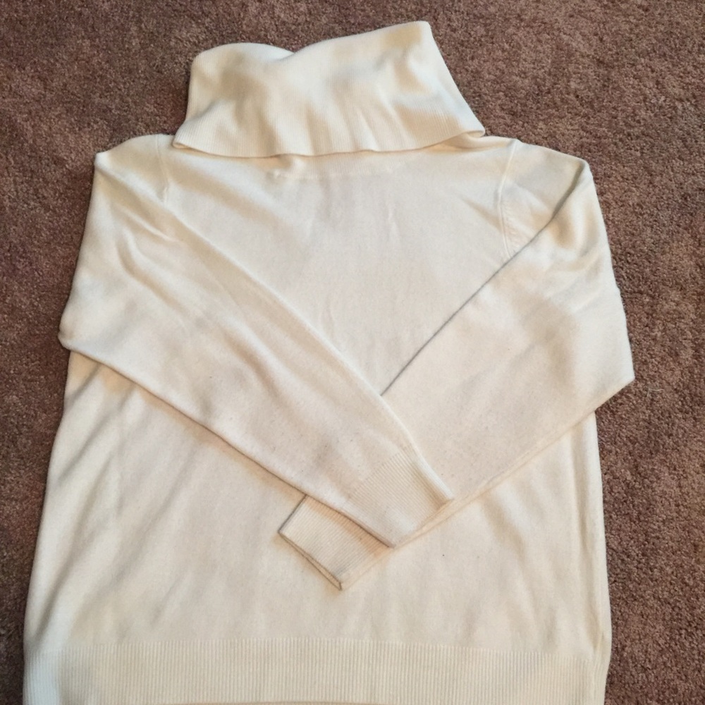 Winter white colored sweater
