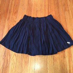 NEW: Abercombie & Fitch Navy Blue Skirt
