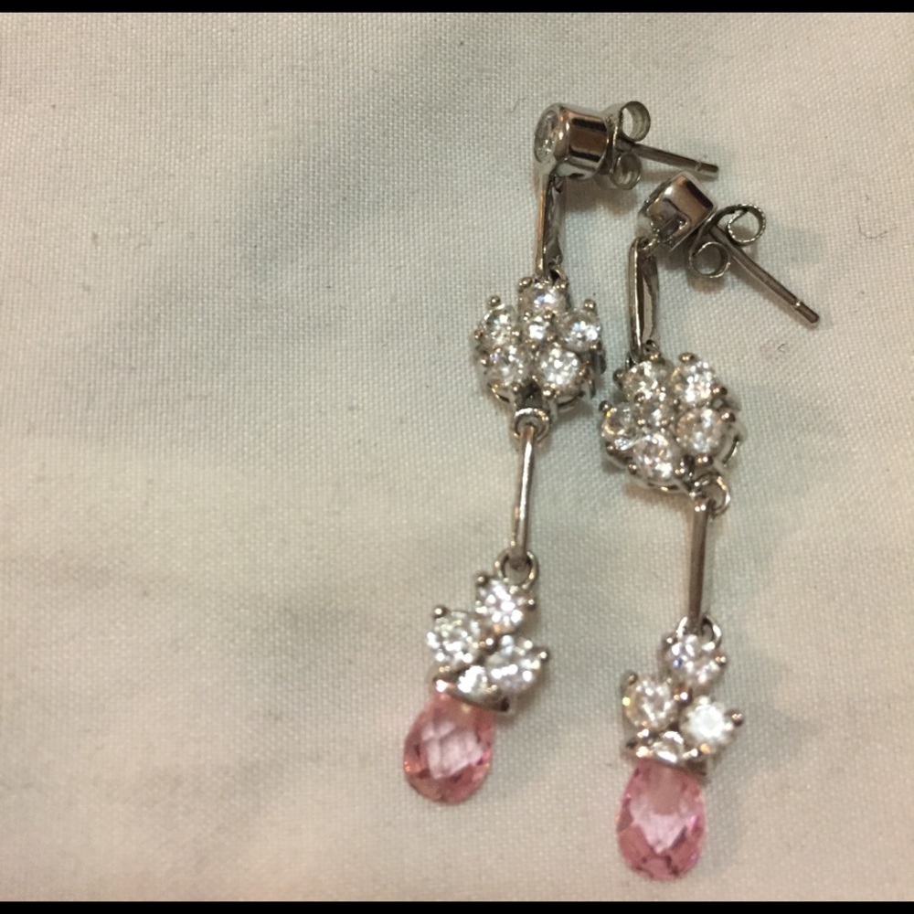 Silver earrings