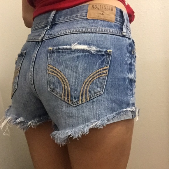 Patterned jean shorts - Picture 2 of 4