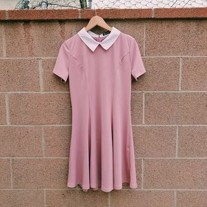 Pink Collared Dress