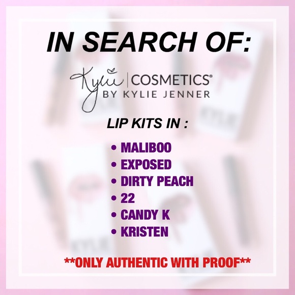 LOOKING FOR AUTHENTIC KYLIE LIP KITS - Picture 2 of 2