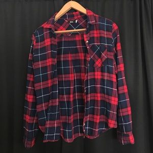 BDG brand red and blue flannel