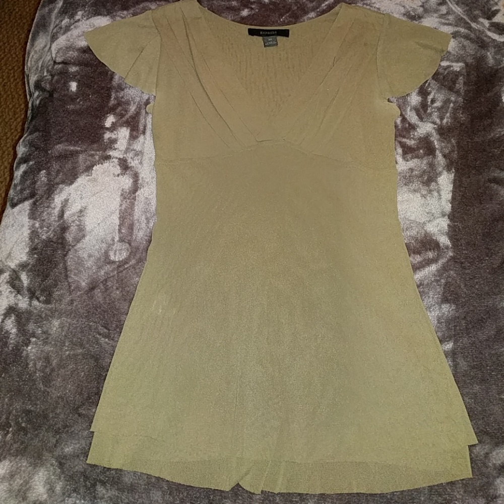 Olive green blouse