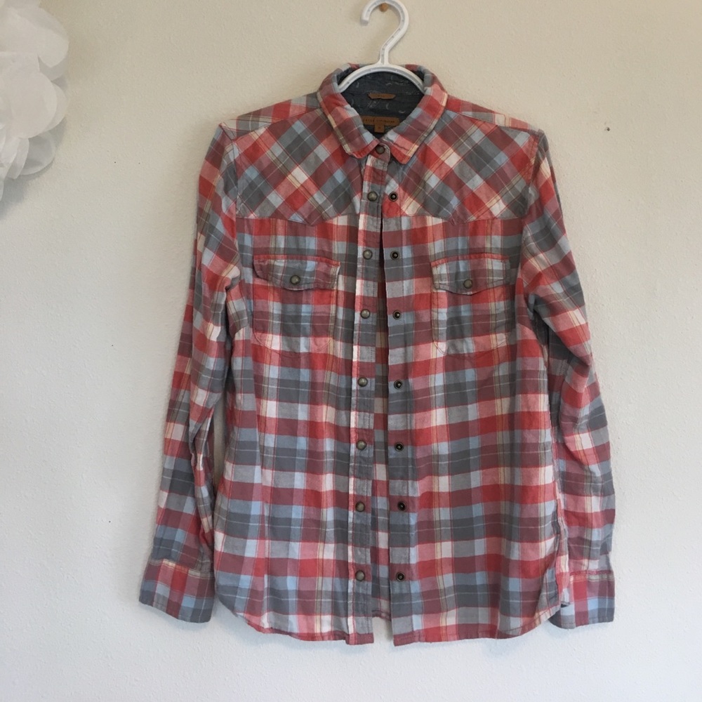 Light colored flannel