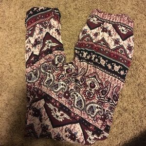 Multi print pants
