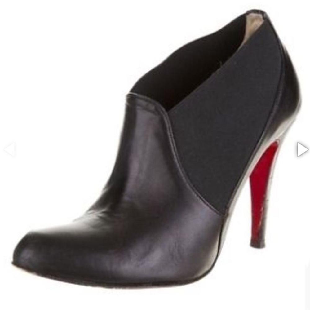 Christian Louboutin Semi-Pointed Toe Ankle Booties - Picture 5 of 7