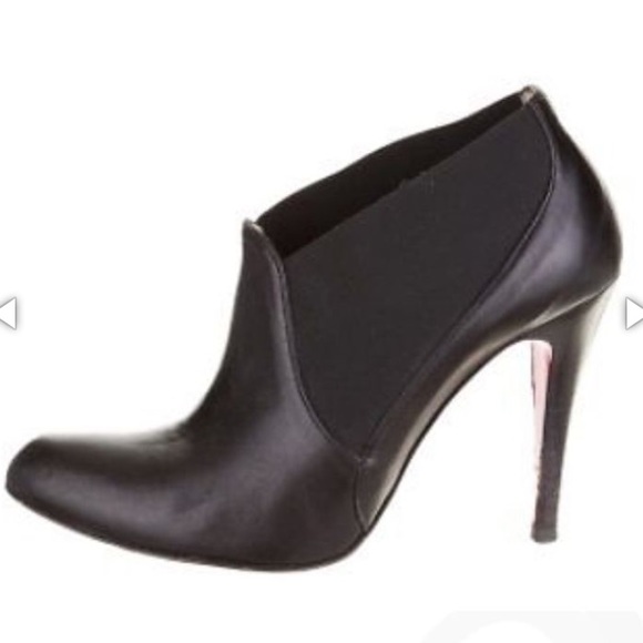 Christian Louboutin Semi-Pointed Toe Ankle Booties - Picture 6 of 7