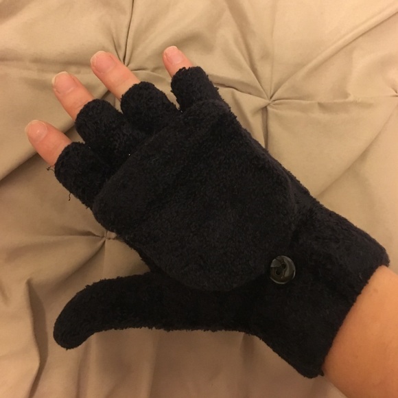 Steve Madden navy blue gloves/mittens - Picture 1 of 4