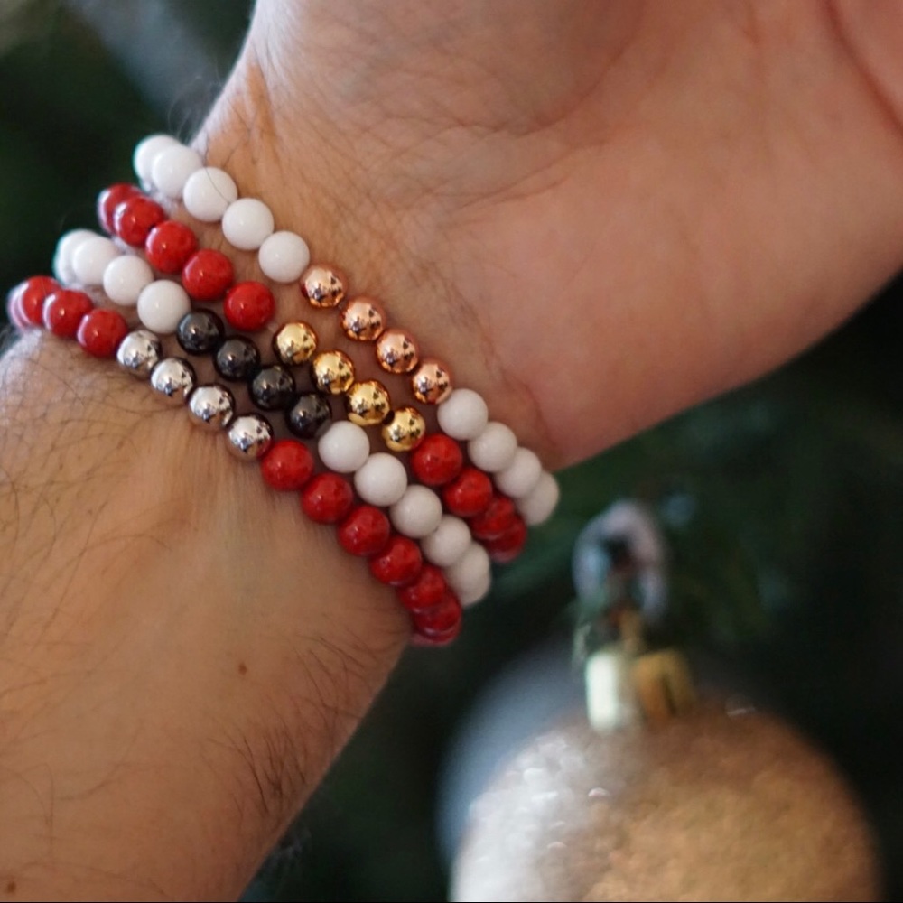 8mm Stretchy material bracelets