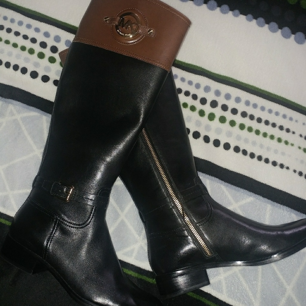 Mk STOCKARD LEATHER BOOT