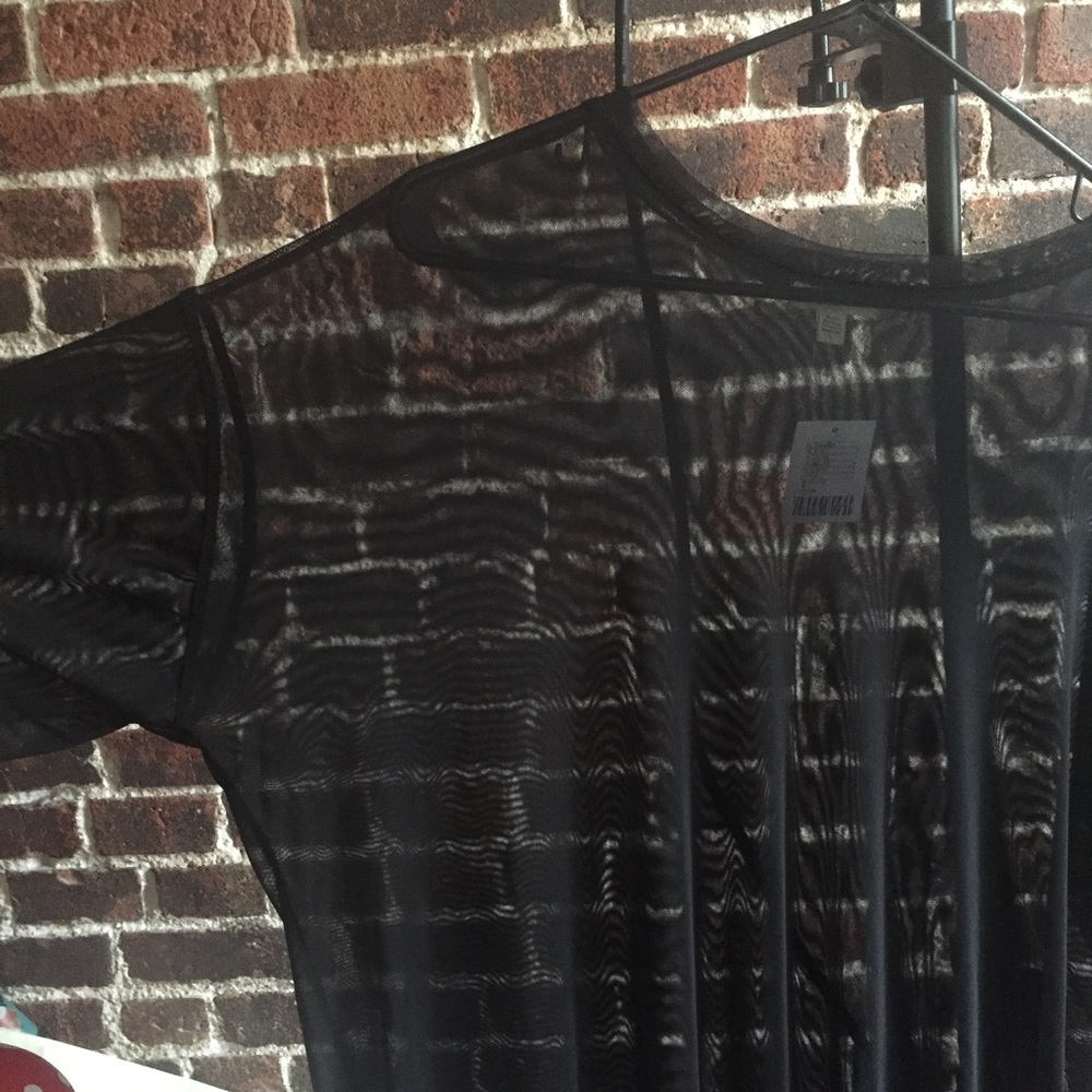 Sheer Mesh Tee - Picture 2 of 2