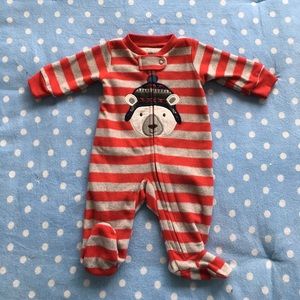 Soft fleece onesie