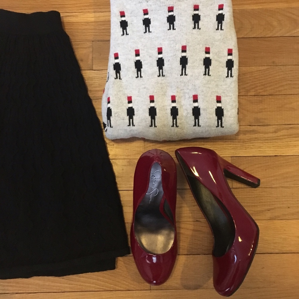 Red Jessica Simpson Pumps
