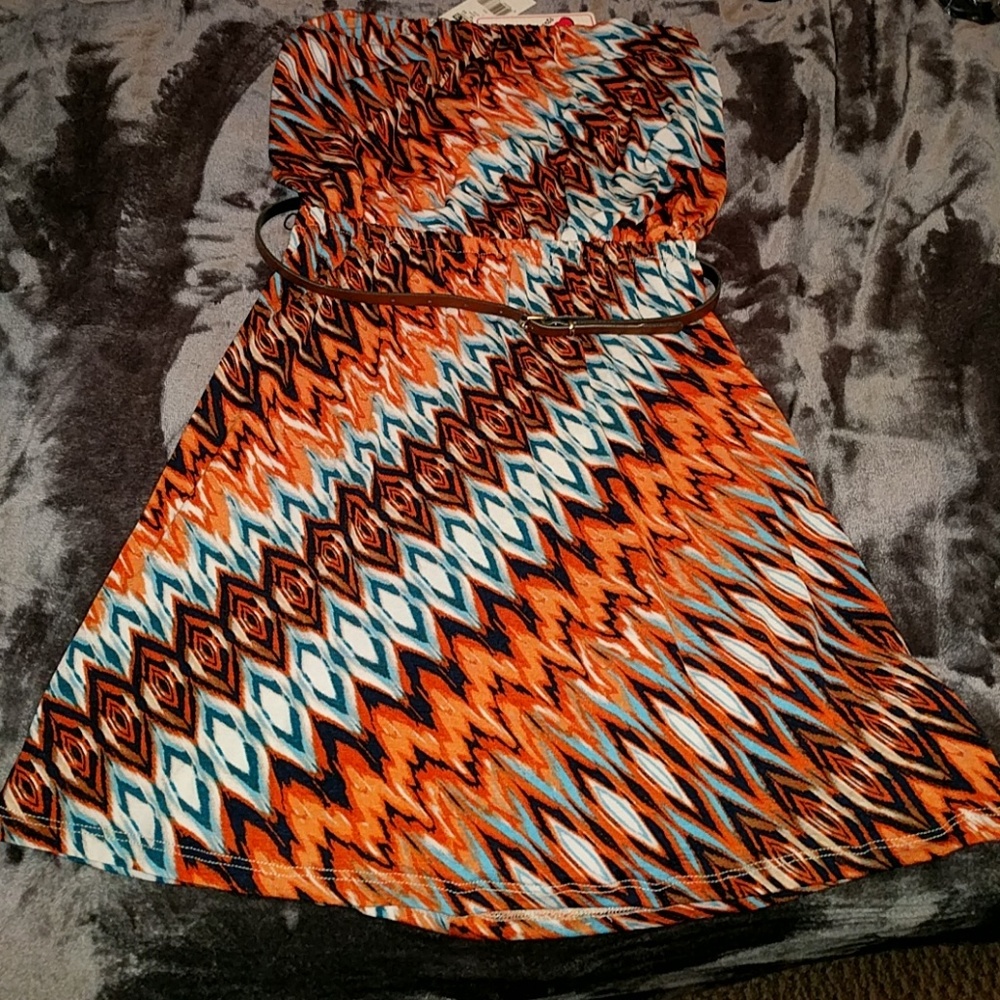 Strapless dress