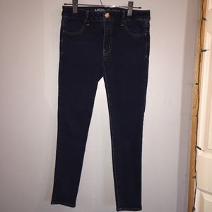 AEO Super Stretch dark wash jegging
