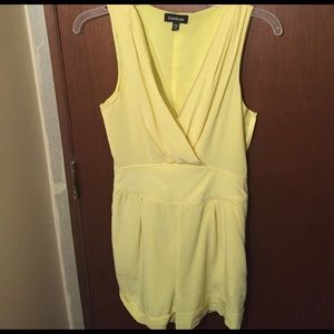 BEBE yellow romper