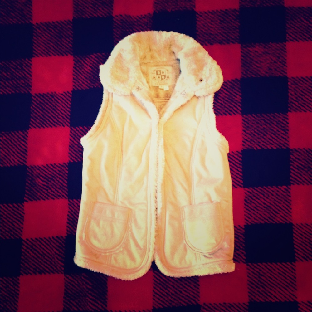 Plush Tan Vest