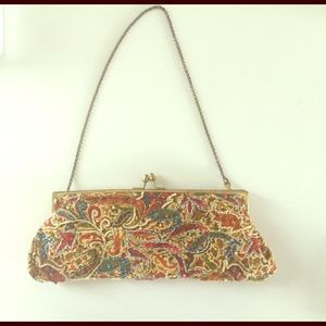 Beaded Multicolored Clutch