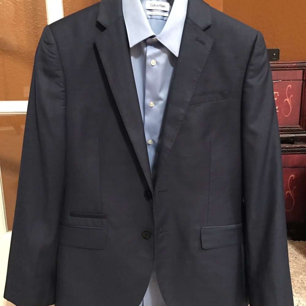 Express Photographer Slim Suit Jacket