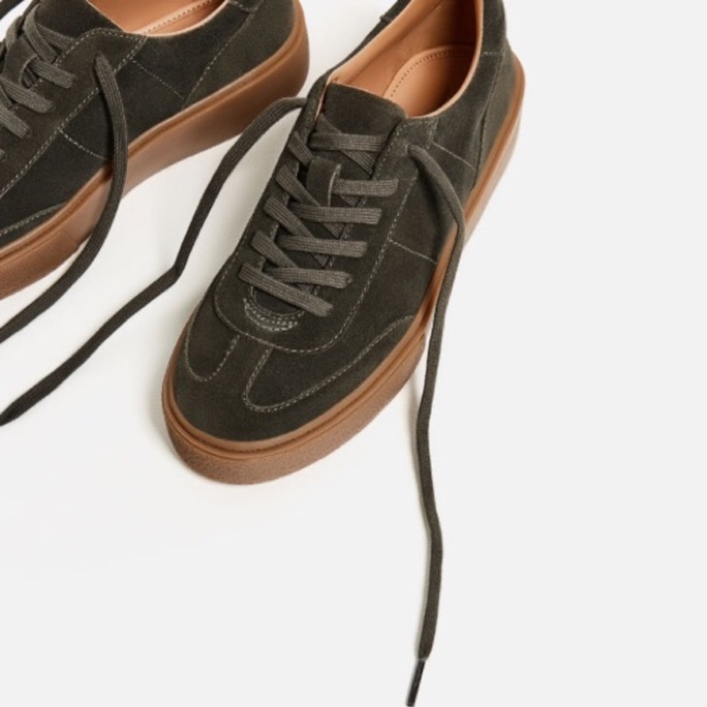 Zara flatform sneakers, never worn