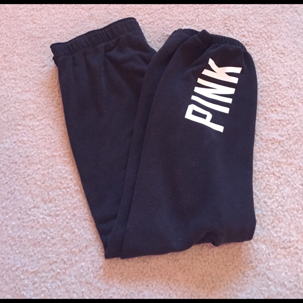 Pink jogger pants