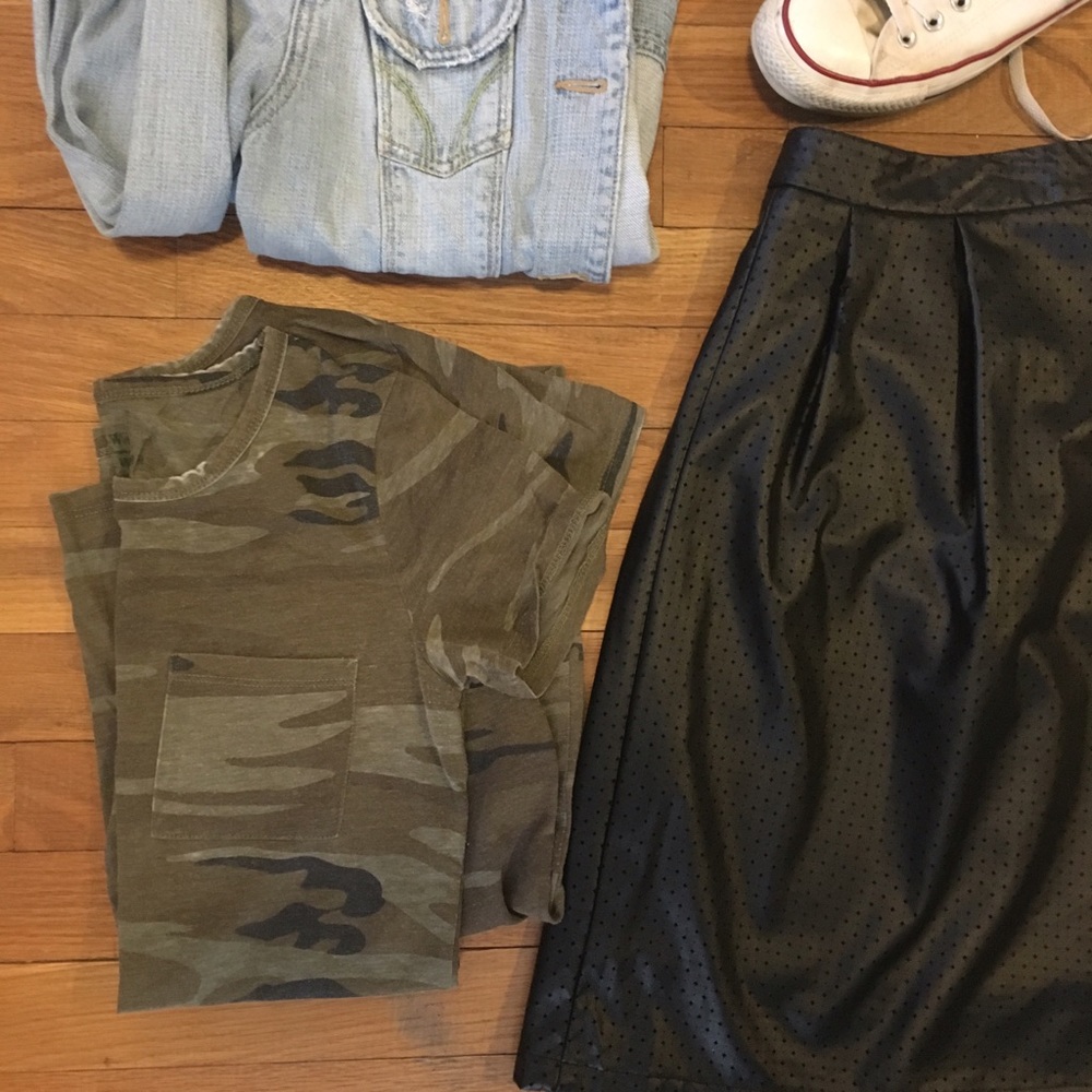Camo Print T-Shirt