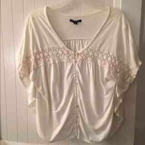 White lace top