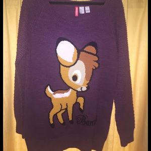 H&M Disney Bambi Sweater