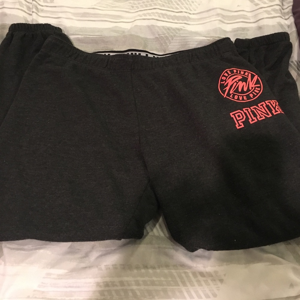 Gently used pink jogging pants