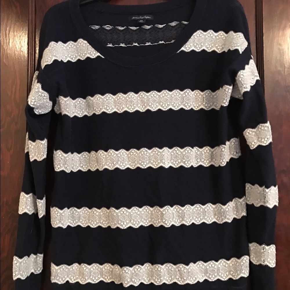 American Eagle lace sweater!
