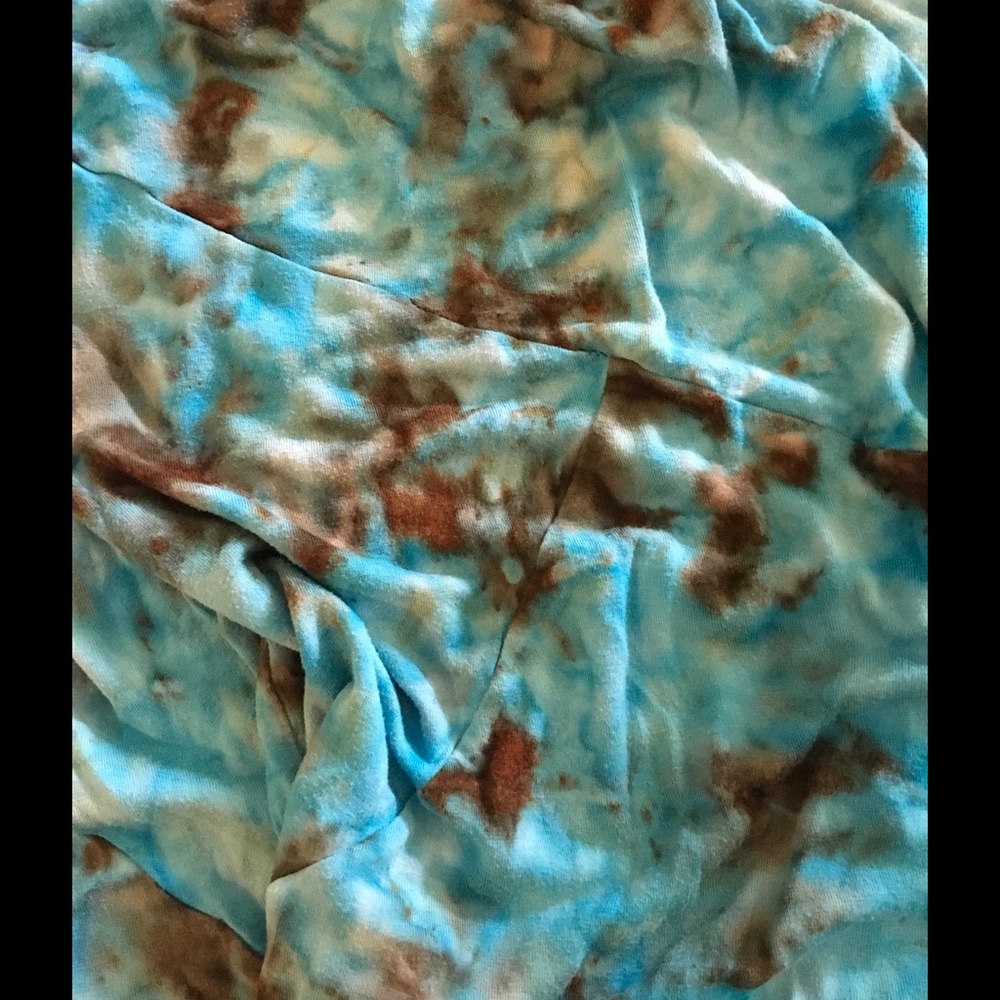 TIE DYE Seamed Maxi Skirt or Strapless Dress - Picture 3 of 6