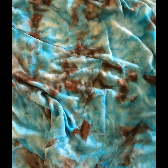 TIE DYE Seamed Maxi Skirt or Strapless Dress - Picture 3 of 6