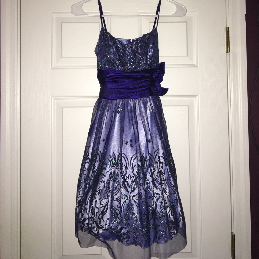 Beata Studio sparkly homecoming dress.