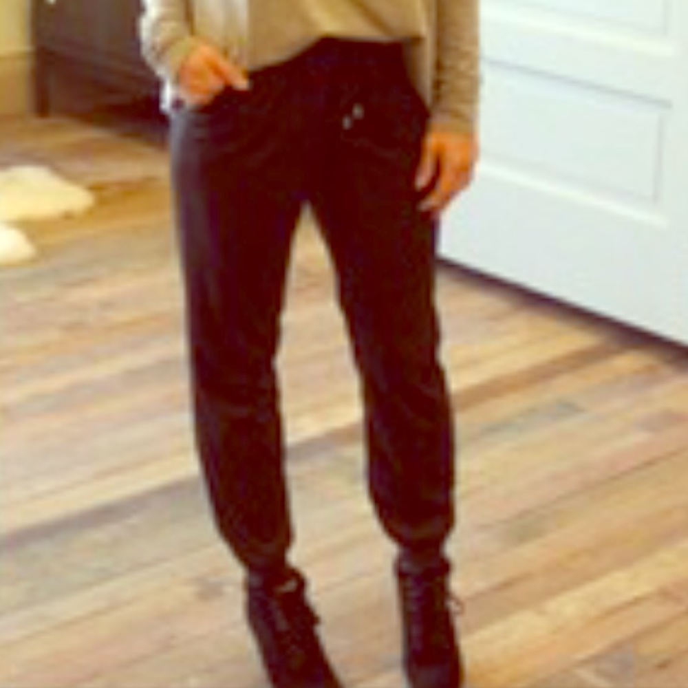 Black joggers