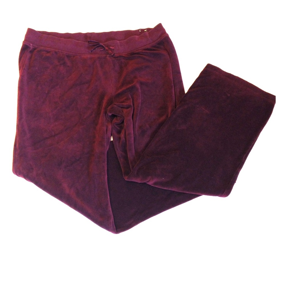 🌺Velour Burgundy Lounge Pants🌺