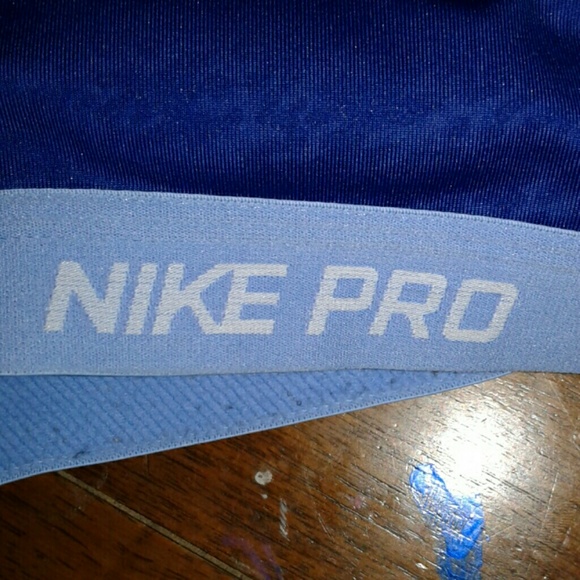 Blue Nike pro sports bra - Picture 2 of 2