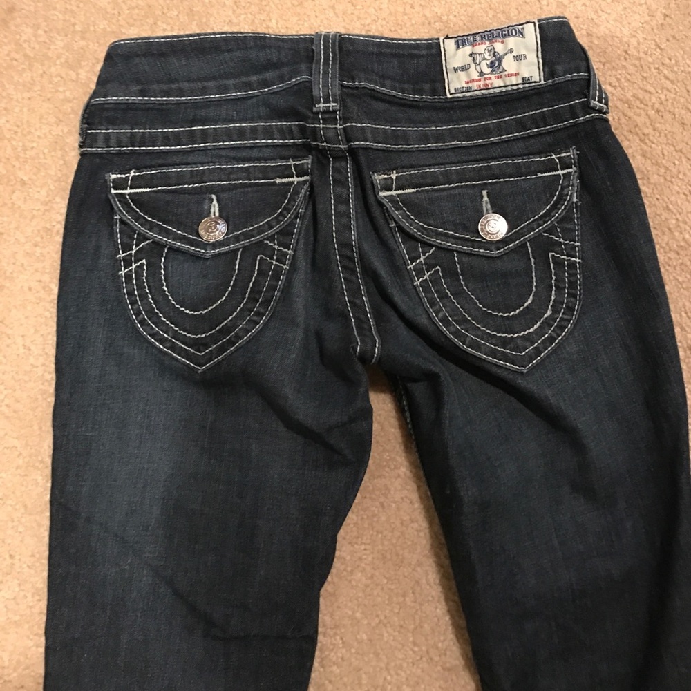 True Religion jeans sz 25 skinny jeans EUC.