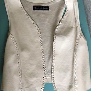 Leather vest