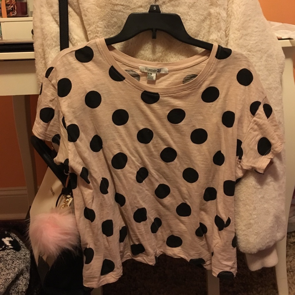 Polka Dot Crop Top