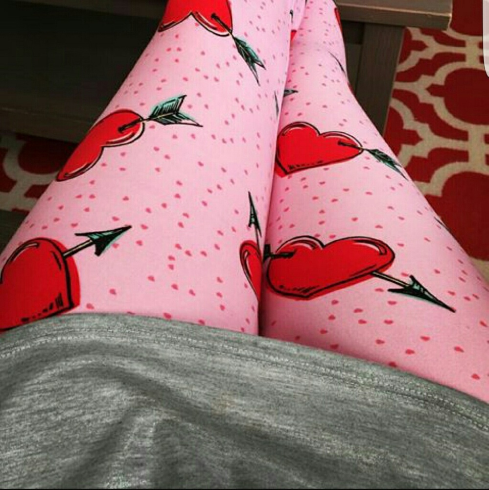 New Lularoe TC Valentine Leggings