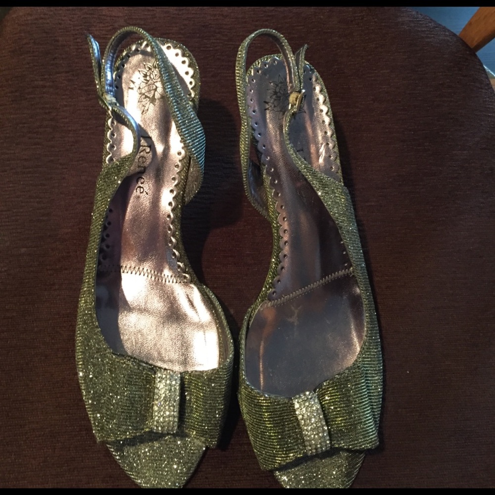 Glittery shoes